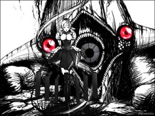 Anime Sanakan Blame Manga Sketch Frontal View 11x17 Poster