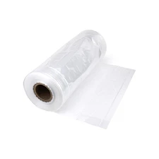 Jumbo Gusset Poly Bags on Roll Large Perforated Clear Bags Thickness 1.5 Mil