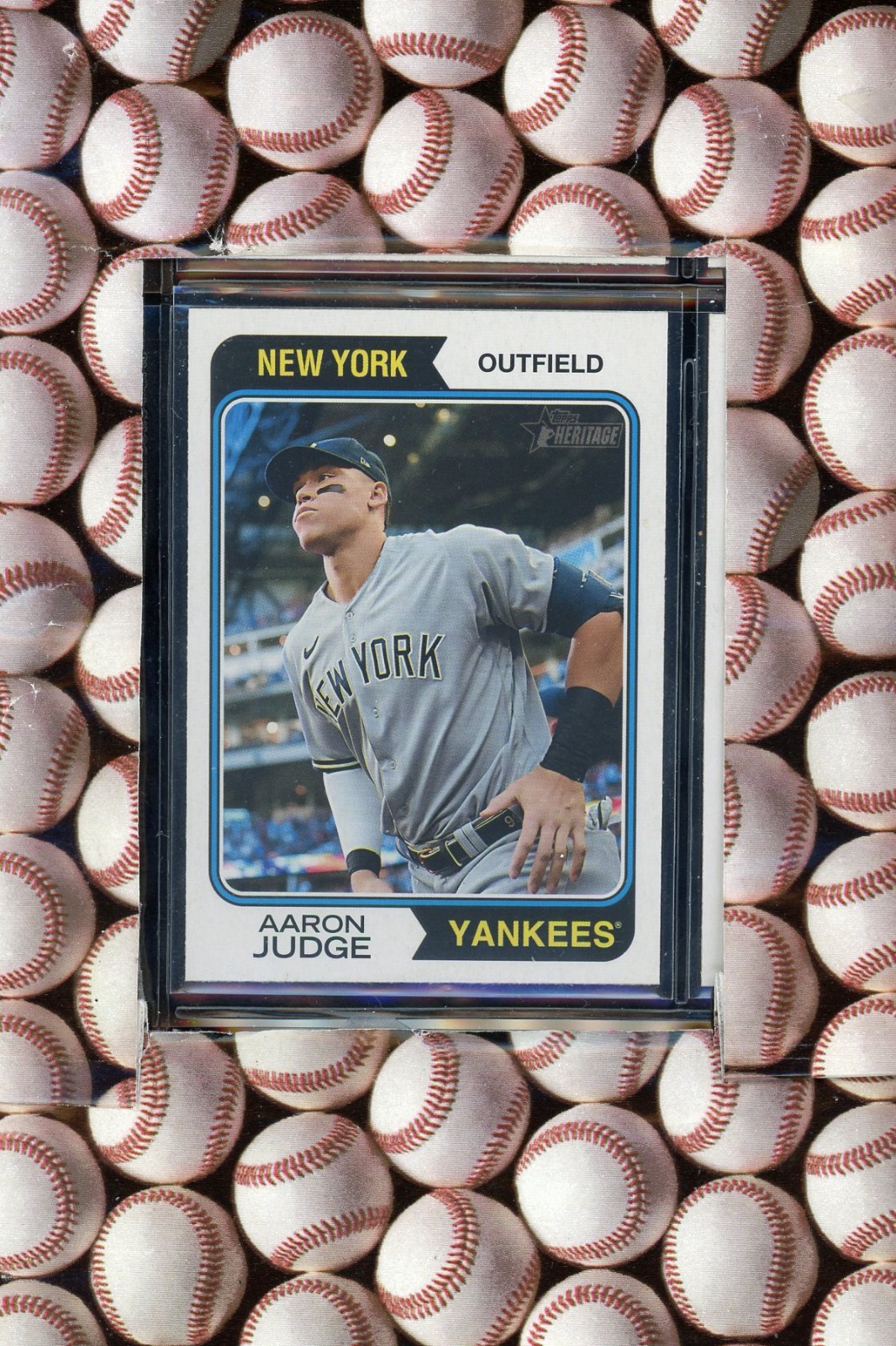 2023 TOPPS HERITAGE #152 AARON JUDGE IMAGE VARIATION MINT