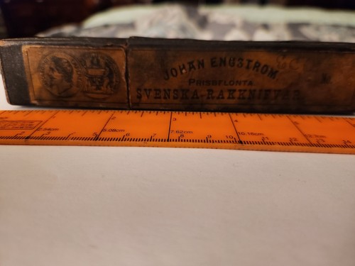 VINTAGE BLACK HANDLED STRAIGHT RAZOR JOHAN ENGSTROM PRISBELONTA- MADE IN SWEDEN - Picture 5 of 9