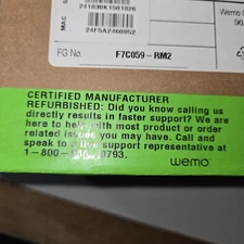 Wemo F7C059 Wi-Fi Smart Dimmer Switch Nest Alexa Google Nest 