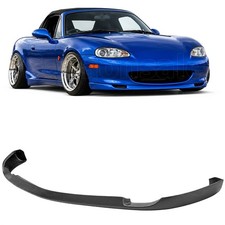 Fits 01-05 Mazda Miata Mx5 Nb Mk2 Front Bumper Lip Splitter Rs Style Pu Black Fits 01-05 Mazda Miata Mx5 Nb Mk2 Front Bumper Lip Splitter Rs Style Pu Black