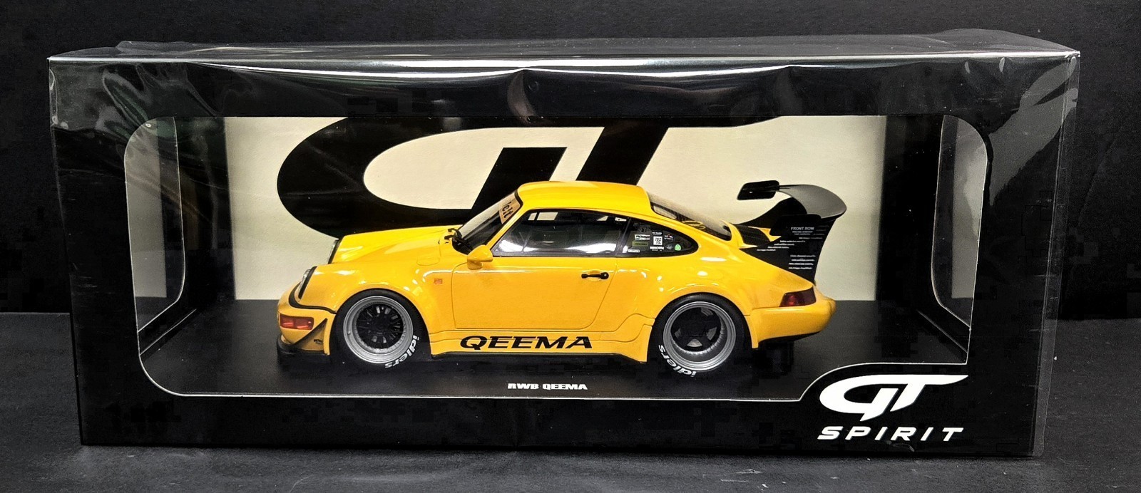 Porsche 911 964 RWB GT Spirit GT492 voiture miniature 1/18 jaune
