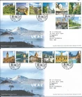 GB QEII 2012 UK A to Z Part 2  Two First Day Covers Tallents House