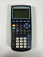Texas Instruments TI-83 Plus Graphing Calculator Black - No Cover/Tested!