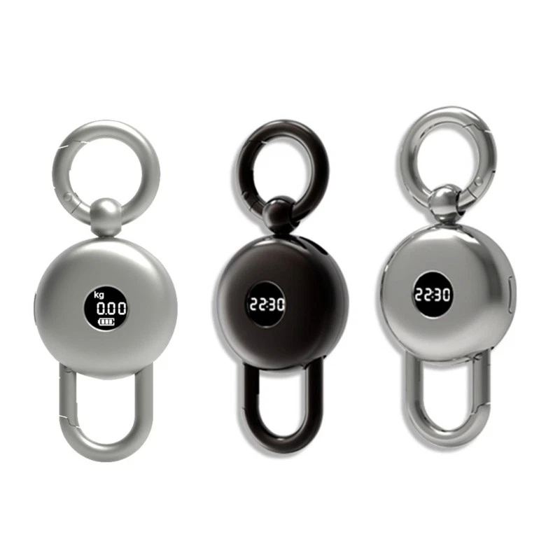 Digital Scale 25kg Capacity Type C Fast Charging Electronic Scale Keychain Charm