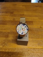 Skagen Damen Aaren, Uhr, Slim Line,  SKW2783, neue Batterie, Mesh Band, gold