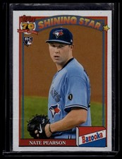 2021 Topps Archives #91BZ-15 Nate Pearson 1991 Topps Bazooka Shining Stars