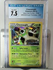 XY Black Star Promo Chesnaught XY68 BREAKthrough Prerelease STAFF CGC 7.5 on eBay