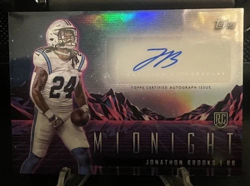 2024 Topps Midnight Jonathon Brooks #RHS-JBR Rookie Horizon Auto Twilight RC