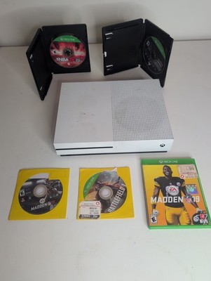Microsoft Xbox One S White Console + 5 Games Model 1681