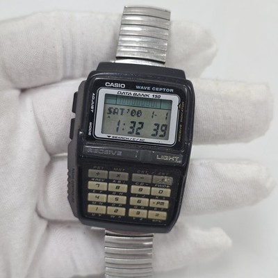 Mens Casio DBC-W150 DIGITAL CALCULATOR DATA BANK New Battery Retro Rare