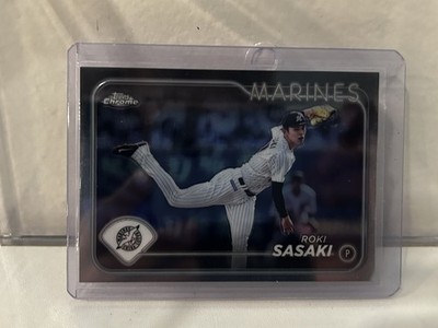 Topps Chrome Roki Sasaki Japan League Marines Rare Los Angeles Dodgers