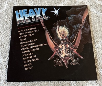 Promo Heavy Metal (Motion Picture Soundtrack) Gold Stamp LP Asylum
