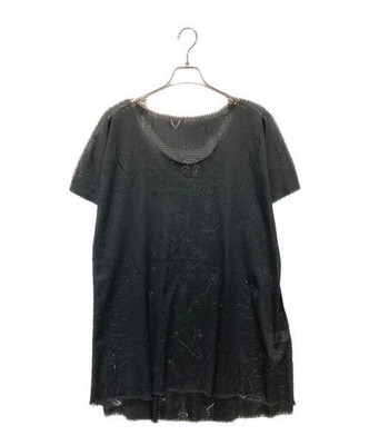 ISSEY MIYAKE A-POC Inside Spitzen Cut-off Kleid