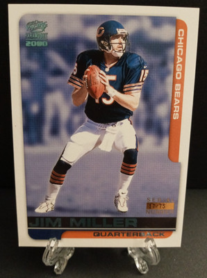 2000 Pacific Paramount Blue Jim Miller #43 Bears 17/75 $6.99 BIN!
