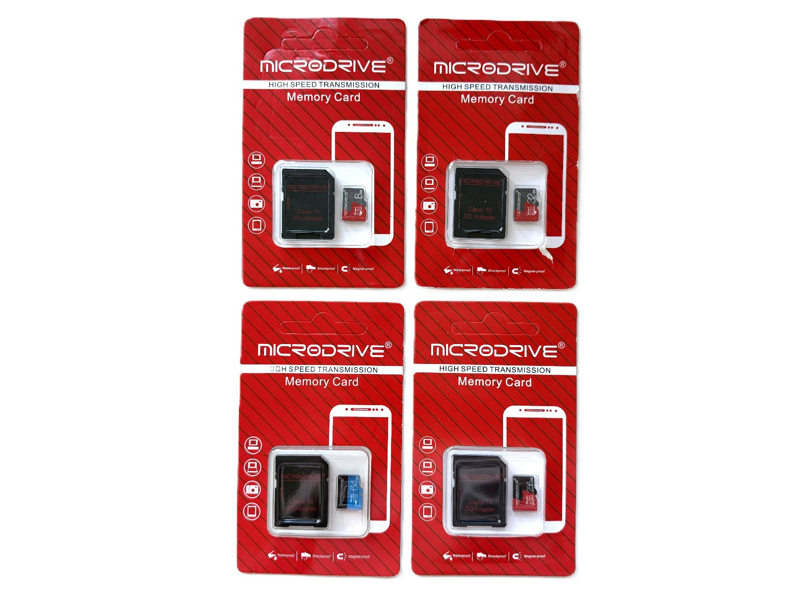 Microdrive Micro Memory Card 4GB 8GB 16GB 32GB 64GB 128GB 256GB with Adapter TF