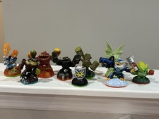9 ASSORTED ACTIVISION SKYLANDERS VIDEO GAME FIGURES