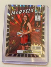 Georgia Amoore 2025 Panini Donruss WNBA #17 (HOLO) Net Marvels Rookie RC /99