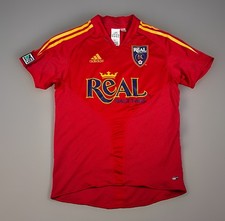 Real Salt Lake Youth L 2005 Inaugural Season MLS Adidas Soccer Football Jersey