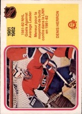 1982-83 O-Pee-Chee - League Leaders Denis Herron #239 MINT (Wax ST)