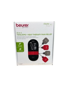 Beurer EM59 Digital 3-in-1 TENS EMS & Heat Therapy Device for Pain Relief !