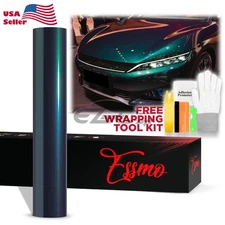 ESSMO PET Galaxy Dust Gloss Galactic Green Auto Car Vinyl Wrap Decal Sticker