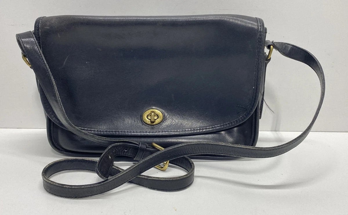 バッグ OLD COACH Shoulder Bag made in USA BLACK Coach Shoulder Bag Black Vintage Bags, Handbags & Cases for sale