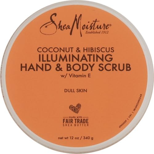 SheaMoisture Body Scrub for Dull Skin Illuminating Coconut and Hibiscus
