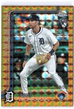 Gage Workman Gold Geometric Refractors #/50 2025 Topps Chrome Update USC21