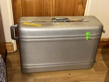 Vintage 70s ZERO HALLIBURTON Aluminium Metal Combination Case Suitcase Luggage
