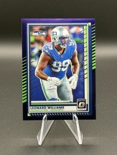 2025 Donruss Optic Leonard Williams #104 /15 FOTL SSP Seahawks
