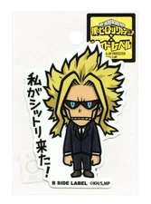 MY HERO ACADEMIA Sticker All Might Vol.3 B-Side Label Japan WATERPROOF UV