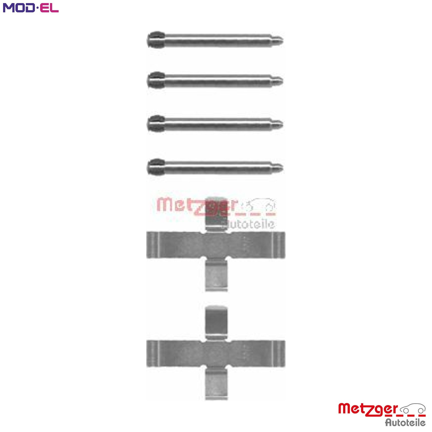 ACCESSORY KIT DISC BRAKE PAD 109-1046 FOR MERCEDES-BENZ C-CLASS 124/T-Model 2.5L