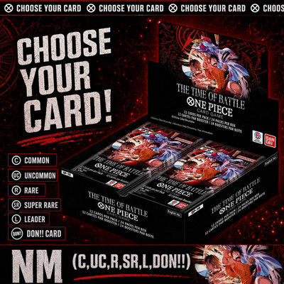 Choose Your Card - OP16- (English)The Time Of Battle NM (C,UC,R,SR,L,DON!!)