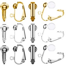30 Pcs Clip On Earring Converter Earring Clip Backs On Earring Findings