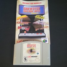 Midway's Greatest Arcade Hits: Volume 1 Nintendo 64 N64 NTSC-U/C w/ Manual (E)