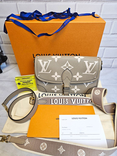 Louis Vuitton Monogram Empreinte Bicolor Turtledove Diane Set