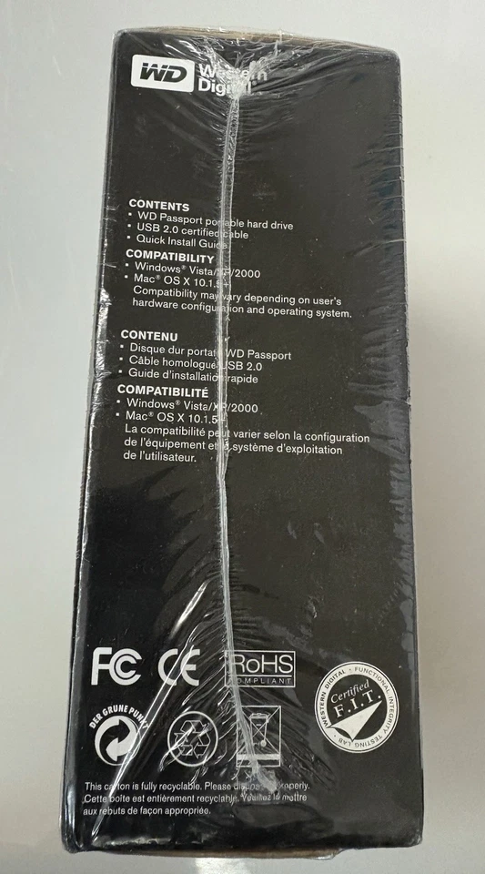 Western Digital External Portable 160GB Hard Drive - NEW SEALED BOX - Image 4 of 4