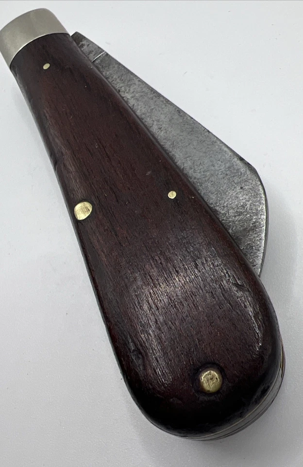 Vintage Case 6217 2 Blade Smooth Wood Handle USA Loom Fixer - Image 3 of 4