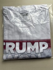 Official Trump TRUMP WON T-Shirt Large Sealed Brand New Donald Trump MAGA Tee