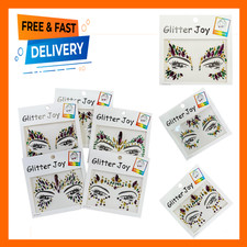 Face Gems Face Jewels Tattoo Sticker Multi Color Festival Body Accessories for