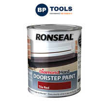 Ronseal 35404 Diamond Hard Doorstep Paint Red 750ml