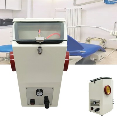 110V Vertical Recyclable Sandblaster Laboratory Sand Blasting Machine