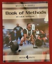 Book of Methods by Louie Simmons Westside 4 Athletes Barbell Paperback 2007