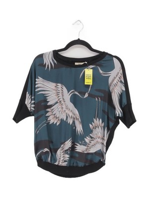 Dranella Women's Jumper S Black Viscose with Elastane Pullover