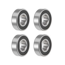 4pcs 6203-2RS Deep Groove Ball Bearings Z2 17x40x12mm Double Sealed Carbon Steel