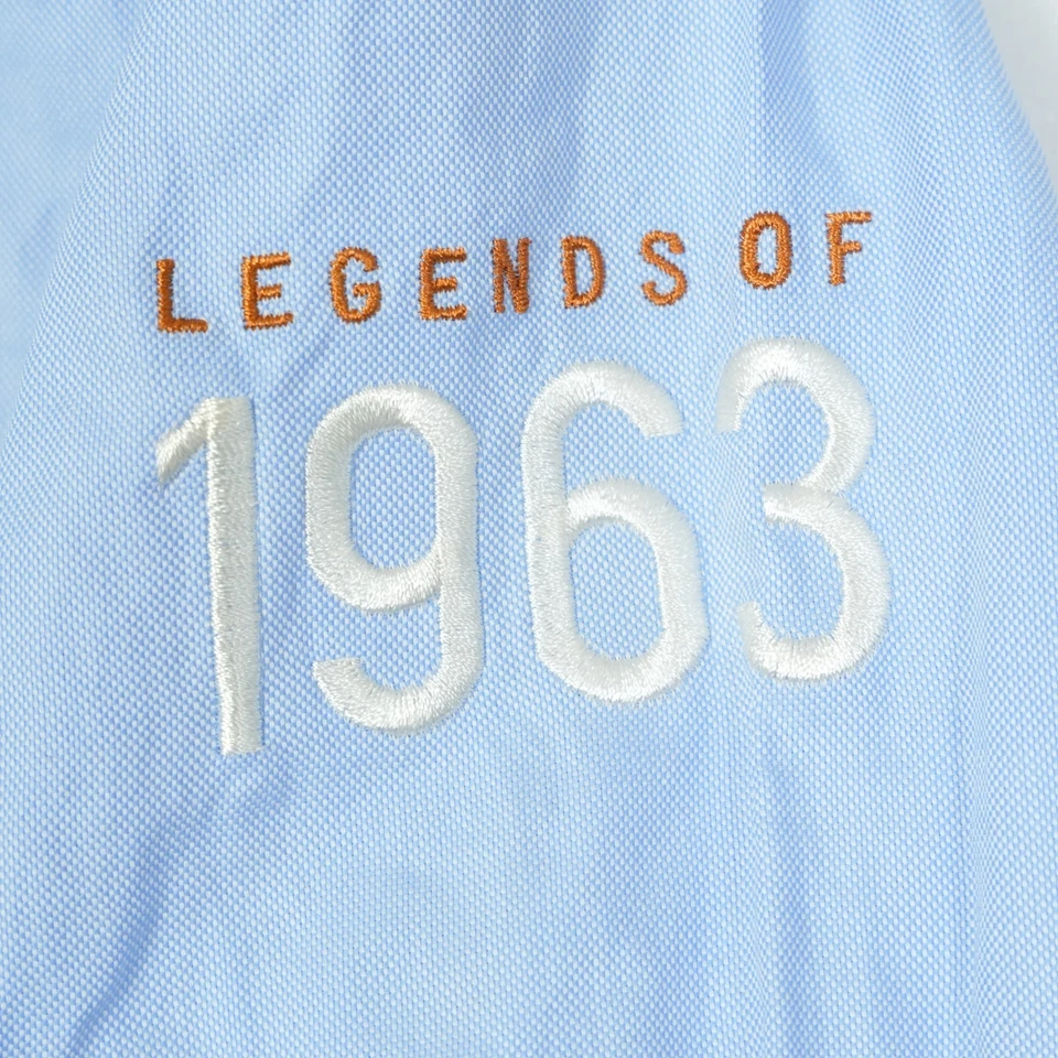 Porsche Design Drivers Selection 2016 Men's M Blue Legends Of 1963 Button Shirt - Image 4 of 4