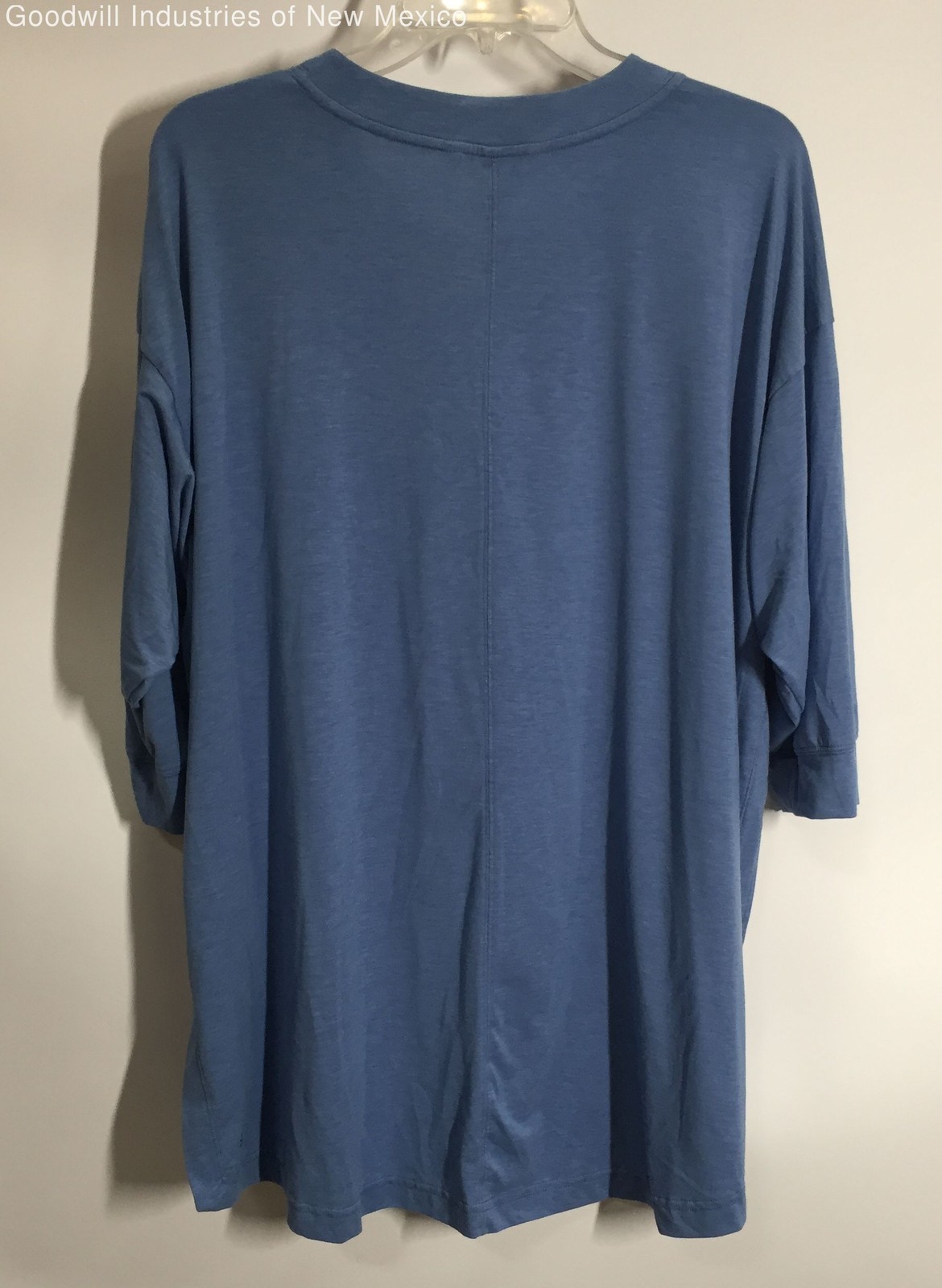 Athleta Womens Blue Solid Relaxed Three Quarter S… - image 5