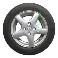 2003 MAZDA 2 ALLOY WHEEL WITH TYRE 175 65 14 5MM TREAD 9965M46050